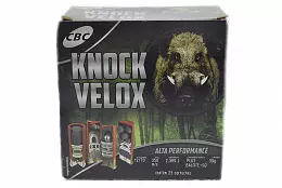 MUNIÇÃO KNOCK VELOX PLUS BALOTE+SG 39G 25un