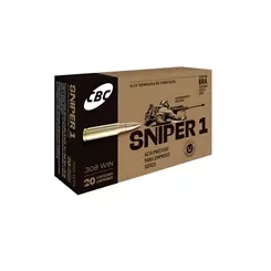 MUNIÇÃO CBC .308 WINCHESTER HPBT SNIPER 168GR 20un