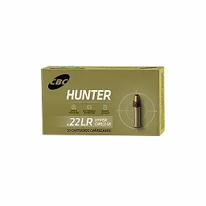 MUNIÇÃO CBC .22 LR HYPER PRECISION CHPO 33GR 50un