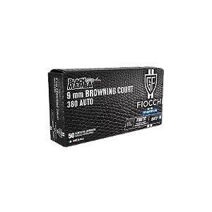 MUNIÇÃO FIOCCHI .380 AUTO BLACK MAMBA 85GR 50un