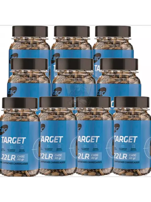 MUNIÇÃO CBC .22 LR TARGET CHOG 40GR 300un