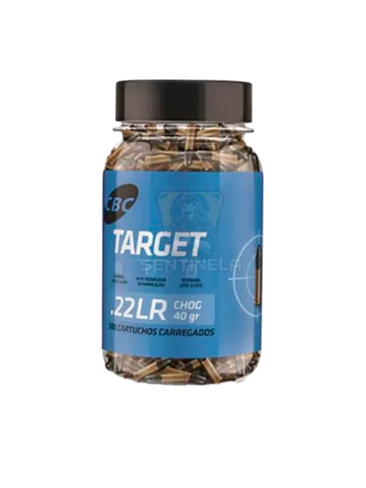 MUNIÇÃO CBC .22 LR TARGET CHOG 40GR 300un
