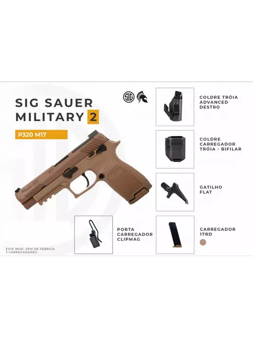 PISTOLA SIG SAUER P320 M17 FULLSIZE 9mm
