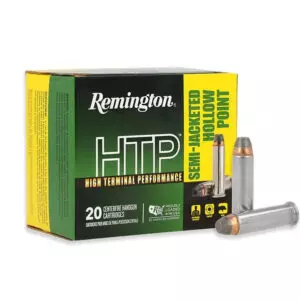 MUNIÇÃO REMINGTON .357 MAG HTP SJHP 158GR