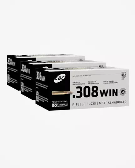 MUNIÇÃO CBC .308 EXPT 180GR 50un