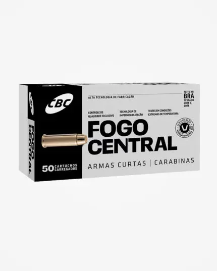 MUNIÇÃO CBC .38 SPL ETPP 158GR
