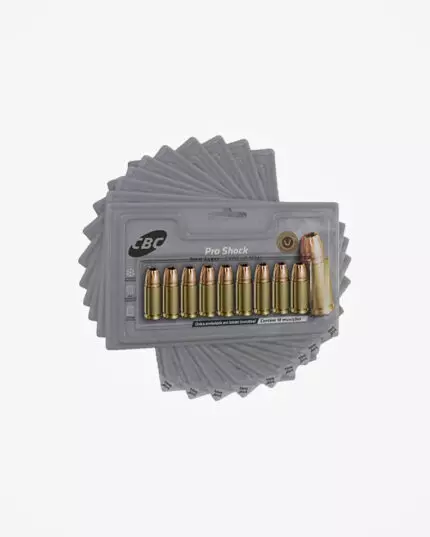 MUNIÇÃO CBC 9MM EXPO +P 135GR PRO SHOCK 10un