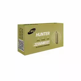 MUNIÇÃO CBC .22 WMR EXPO 40GR HUNTER 50un
