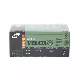MUNIÇÃO CBC 28GA KNOCK VELOX SG1 25un