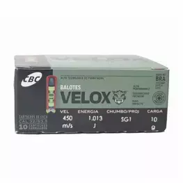 MUNIÇÃO CBC 32 GA SG1 KNOCK VELOX 30un