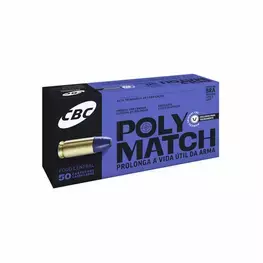 MUNIÇÃO CBC .380 AUTO LPC 95GR POLYMATCH 50un