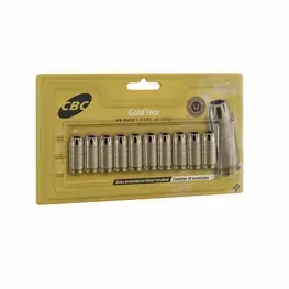 MUNIÇÃO CBC .45 EXPO 185GR GOLD HEX 10un