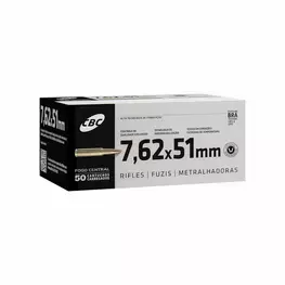 MUNIÇÃO CBC 7,62mm NATO COMUM TREINA 50un