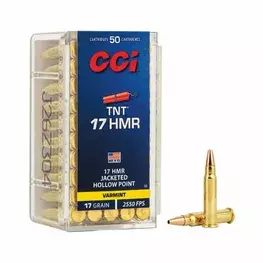 MUNIÇÃO CCI .17 HMR JHP 17GR TNT 50un