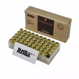 MUNIÇÃO FIOCCHI .40 FMJTC 135GR BLACK MAMBA 50un