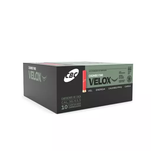 CARTUCHO CBC CAL. 36 VELOX CH-T