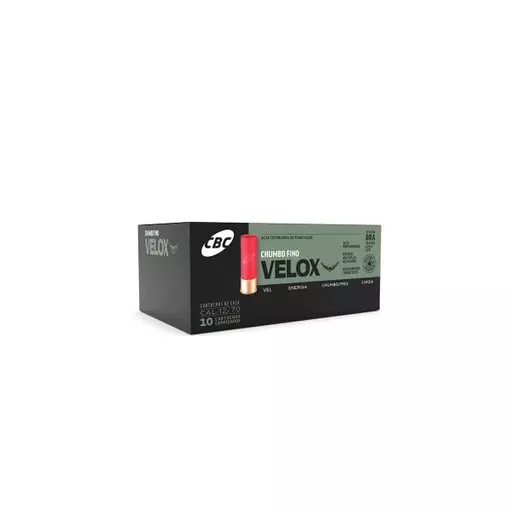 MUNIÇÃO CBC 12 GA VELOX CH-3T 25un