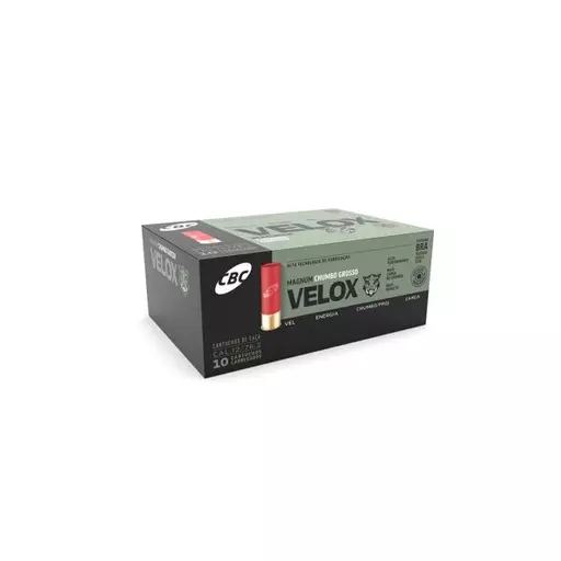 MUNIÇÃO CBC 12 GA VELOX M3 3T 25un