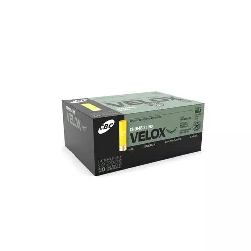 MUNIÇÃO CBC 20 VELOX CHUMBO 3T 10un