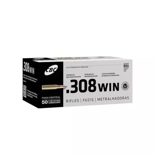 MUNIÇÃO CBC .308 EXPT 180GR 50un