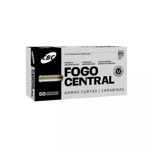 MUNIÇÃO CBC .38 SPL ETPP 158GR TREINA 50un