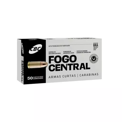 MUNIÇÃO CBC .380 ETOG 95GR 50un