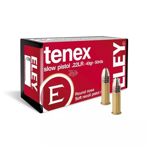 MUNIÇÃO ELEY .22LR TENEX PISTOL SLOW 40GR 50un