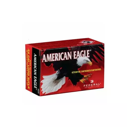 MUNIÇÃO FEDERAL .22LR AMERICAN EAGLE 38GR 40un