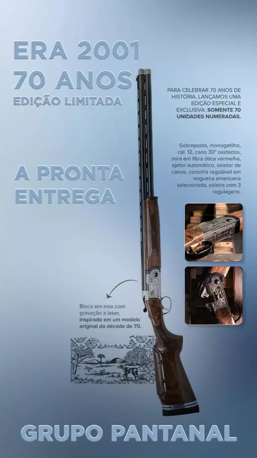 ESPINGARDA BOITO ERA 2001 12 GA