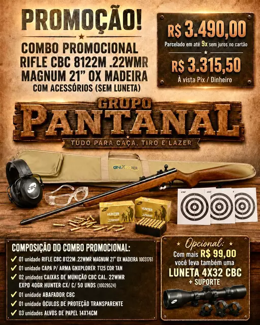 RIFLE CBC 8122M .22WMR