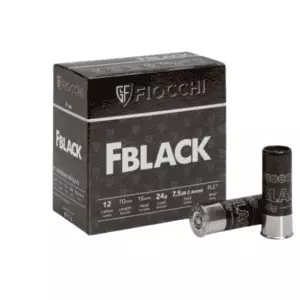 MUNIÇÃO FIOCCHI CAL. 12 FBLACK 7.5 24G 25un
