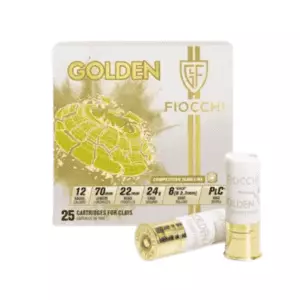 MUNIÇÃO FIOCCHI CAL. 12 GOLDEN 7.5 24GR 25un