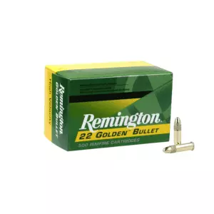 MUNIÇÃO REMINGTON .22 GOLDEN BULLET 40GR PRN 50un