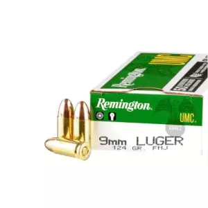 MUNIÇÃO REMINGTON 9mm 124GR FMJ