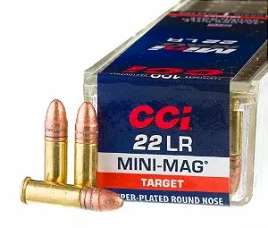 MUNIÇÃO CCI .22 LR MINI MAG TARGET 100un