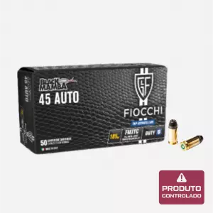 MUNIÇÃO FIOCCHI .45 ACP BLACK MAMBA FMJTC 185GR 50un