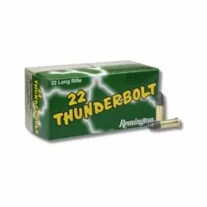 MUNIÇÃO REMINGTON .22 THUNDERBOLT 40GR