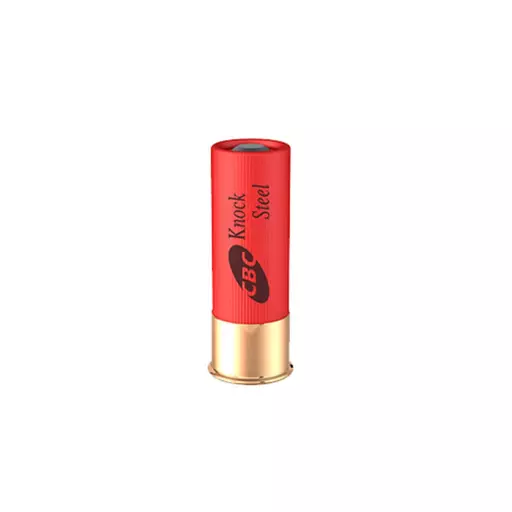 CARTUCHO CBC 1270 K. STEEL BALOTE + AÇO 12 GA 25un