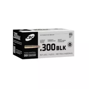 MUNIÇÃO CBC .300 BLACKOUT ETOG 123GR 50un