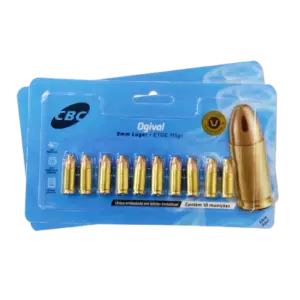 MUNIÇÃO CBC 9mm ETOG 115GR 10un