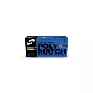 MUNIÇÃO CBC 9mm LPC 147GR POLYMATCH 50un